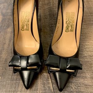 Salvatore Ferragamo Black Heels